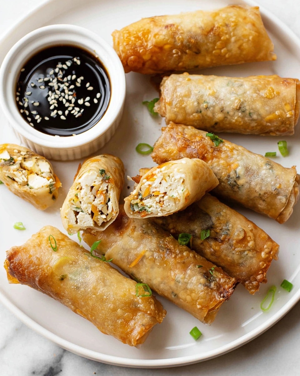 Crispy Beef Rice-Paper Rolls w/ Dipping Sauce