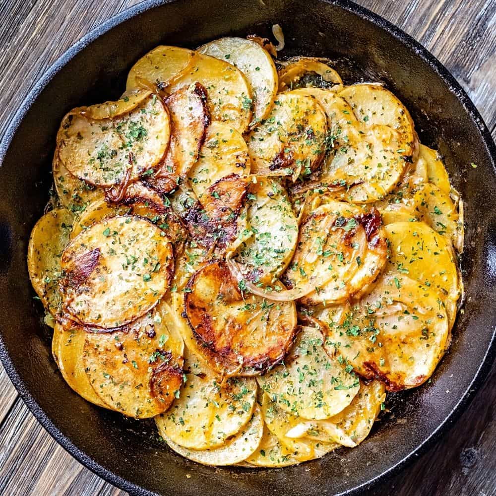 Pan-Seared Potato Slices