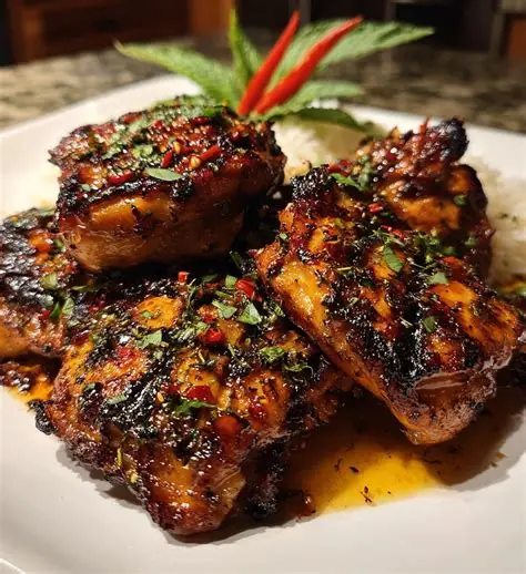 Grilled Chicken w/ Thai Sauce