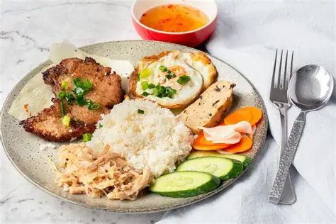 Broken Rice w/ Grilled Pork