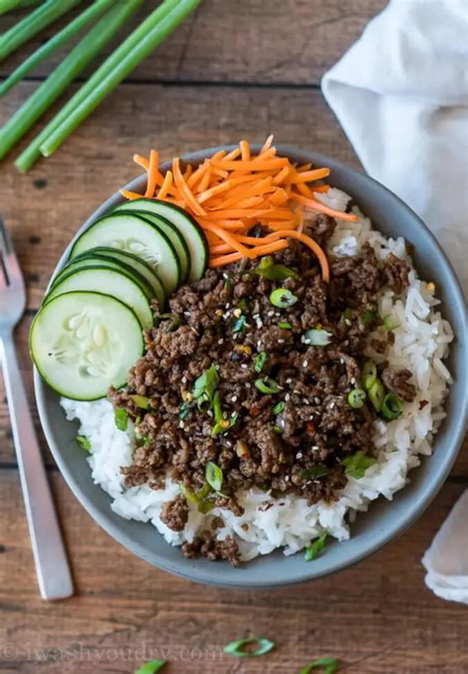 Korean Beef Broken Rice