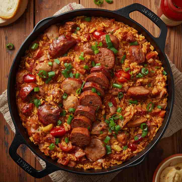 Pork & Sausage Jambalaya