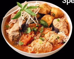 Crab & Tomato Noodle Soup