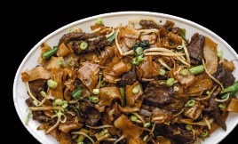Pan-Seared Beef Flat Rice Noodles